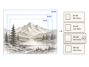 Canvas Size Calculator