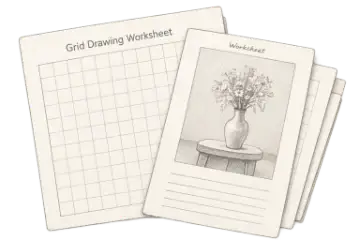 Grid Drawing Worksheet Maker