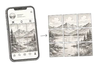 Instagram Grid Maker & Image Splitter