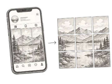 Instagram Grid Maker & Image Splitter